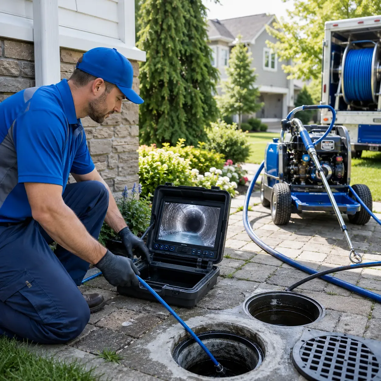 Outdoor drain cleaning professionals serving Union Grove, WI
